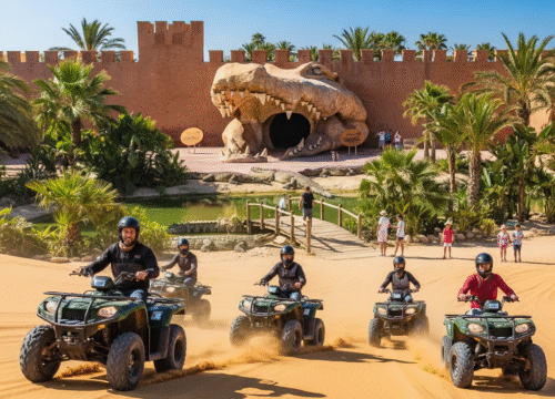Taghazout & Agadir Quad Bike Safari & Crocoparc Visit Adventure