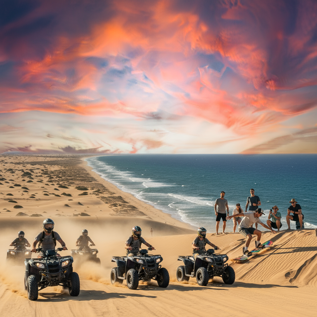 Taghazout Desert Adventure Quad Biking, Sandboarding